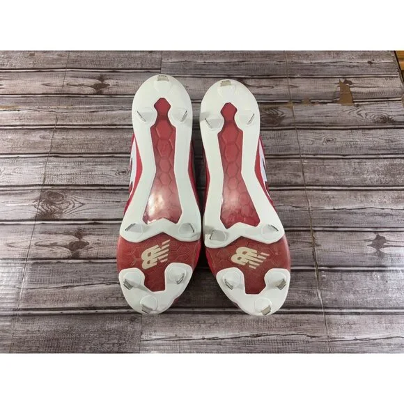 New Balance Baseball Cleats L3000TR4 size 17 D color red Brand New - Picture 8 of 13